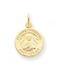 10k Yellow Gold St. Jude Medal - Religious Jewelry