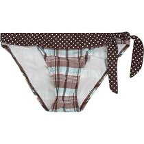 SPLIT Gidget Womens Swimsuit Hipster - Brown/Aqua