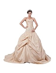  Fall Satin  Ball Gown Prom Dress/Wedding Dress 