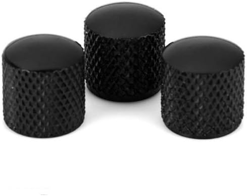Hooshion® 3PCS 3in1 Electric Guitar Volume Tone Control Knobs Black
