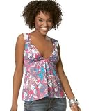 Baby Phat - Baby Phat Plus Sizes Printed Empire-Waist Top