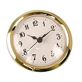 Clock Quartz Movement Insert Round 2 3/4" White Numeral