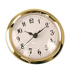 Clock Quartz Movement Insert Round 2 3/4 White Numeral