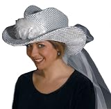 Cowgirl Bride Hat - Adult Std.
