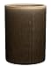 HomArt Mulberry Ceramic Cylinder Vase, Medium, Brown