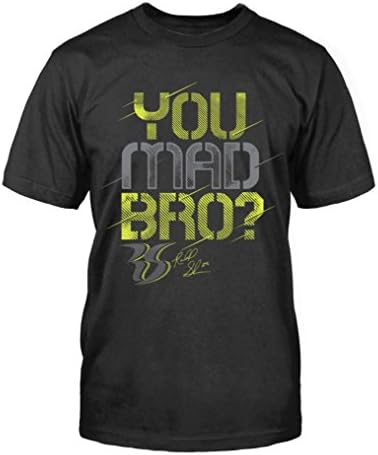 Richard Sherman Official "YOU MAD BRO" Wo T-Shirt Large Black