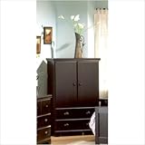 Ebony Country Style Door Chest