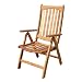 Garden Recliner Chair Teak Recliner Dining Chairs - TWO FOR ONE - Garden Furniture - FREE Dispatch