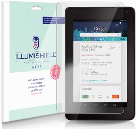 iLLumiShield - Hisense Sero 7 Lite (E270BSA) Anti-Glare (Matte) Screen Protector HD Clear Film / Anti-Bubble &amp; Anti-Fingerprint / Premium Japanese High Definition Invisible Crystal Shield - Free LifeTime Warranty - [3-Pack] Retail Packaging