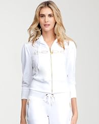 bebe Logo Puff Sleeve Hoodie