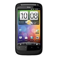 HTC Desire S Smartphone (9,4 cm (3,7 Zoll) Display, Touchscreen, 5 Megapixel Kamera, Android OS) muted black