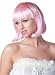 Wicked Wigs Charm Pink Wig
