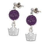 NHL Los Angeles Kings LogoArt Ovation Earrings