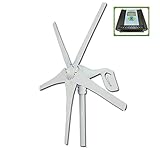 GOWE Wind turbine generator 600W Max 12/24V wind generator, With LCD display Wind/Solar Hybrid Controller