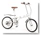 B-GROW 20インチ折畳み自転車 艶消しカラーシリーズ グローイングフラット 艶消しホワイト BF206 -WH