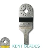 KENT 3/8 Wide, Quick Cut Universal Oscillating Saw Blade, For Precision Cutting of Soft: Wood, Metal, Plastics, Fits Fein Multimaster, FMM250Q, Bosch, Chicago, Secco, Milwaukee
