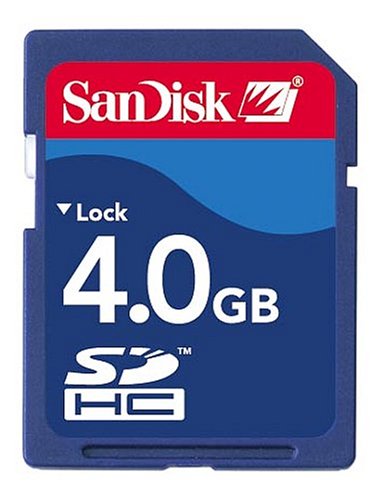SanDisk SDHCメモリーカード 4GB SDSDBR-4096-J85
