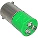 Wamco Inc. WL-18620451, LAMP, T3-1/4 BA9S, GREEN, 28V, 3 LEDS