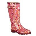 Women's Dots Spots Rain Boots - Light Berry