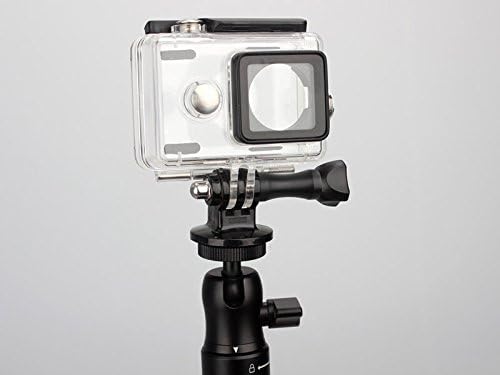 Blueskysea Free Gift Keychain + Xiaomi Yi Action Sport Camera WiFi 16MP 1080P 155° Wide Lens DV + Extra 2 Batteries + Selfie Stick Monopod + Waterproof Case