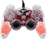 Playstation 3 Lava Glow Wired Controller without Rumble - Red