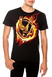 The Hunger Games Flaming Mockingjay Slim-Fit T-Shirt 2XL