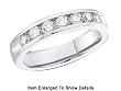 Top Quality Ladies Comfort Fit 14k. Solid Gold 1/8 ct. Genuine Diamond Wedding Ring