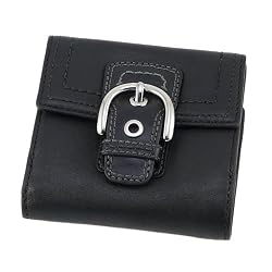 Coach 42133 Soho Leather French Purse Wallet, Black