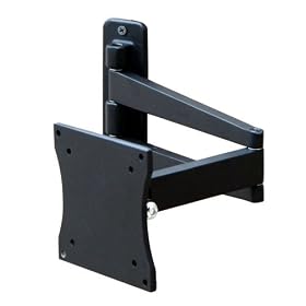 VideoSecu Black LCD TV Cantilever Tilt Swivel Wall Mount Bracket ML12B