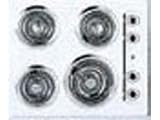 Summit WEL03 24 Electric Cooktop 4 Coil Elements – White