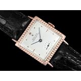 1940's ROLEX Vintage Mens SQUARE DRESS WATCH - Chronometer - 14K ROSE GOLD
