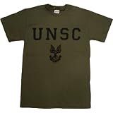 Halo UNSC Bold Logo Men's T-Shirt, Large