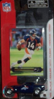 Buy Denver Broncos NFL Diecast 2002 Chrysler Howler with Brian Griese Fleer Trading Card by Fleer Collectibles