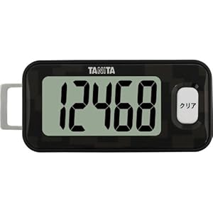 【クリックで詳細表示】タニタ(TANITA) 3Dセンサー搭載歩数計 黒 FB-731-BK
