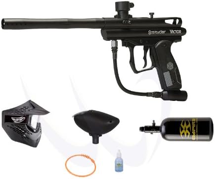 Kingman Spyder 2012 Victor Marker Gun - Diamond Black HPA N2 Entry Package