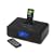 Ottavo iPod Docking Station with Audio System, Radio  & Alarm Clock - Charges iPod whilst docked - Black