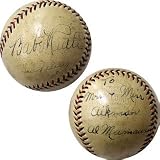Lou Gehrig Signed Ball - Babe Ruth &