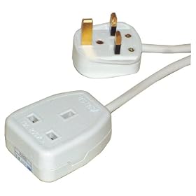 1-GANG Extension with Lead, White
