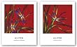 Evening Dance and Dragonfly Dreams Set by Robert John Ichter 16"x16" Art Print Poster