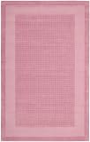 Nourison Westport Solid Pink 5.0-Feet by 8.0-Feet 100% Wool Room Size Rug