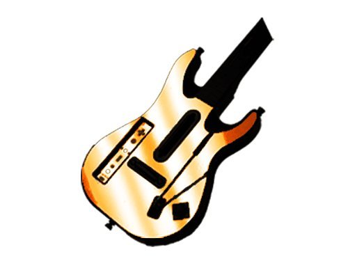 Guitar Hero 5 (GH5) World Tour for Nintendo Wii Skin - NEW - ORANGE CHROME MIRROR system skins faceplate decal mod