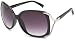 A.J. Morgan Women's New Frontier Oversized Sunglasses,Black Frame/Smoke Lens,one size