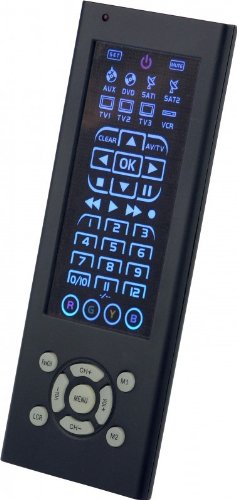 Hartig + Helling UFB 35 8-in-1 Universal-Fernbedienung mit TouchScreen-Display schwarz