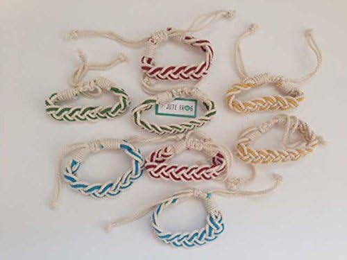 Party Favors- Color Braided Friendship Bands, Pack of 8