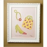 Green Frog Art My Favorite Things Series Print Framed, Julia's Closet II by Green Frog Art