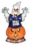 20" Lighted NFL New York Giants "Happy Halloween" Yard Decoration