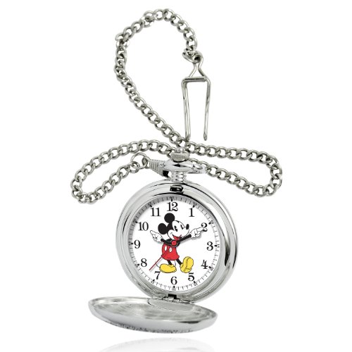 Ewatchfactory Men's 56403-3467 Disney Mickey Mouse Pocket Watch