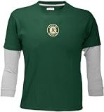 Oakland Athletics Youth Layered Long Sleeve Danger Tee