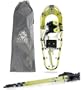 Yukon Charlies Women's 8x25 All-Terrain Recreational Snowshoe Kit with Trekking Poles and Gear Bag