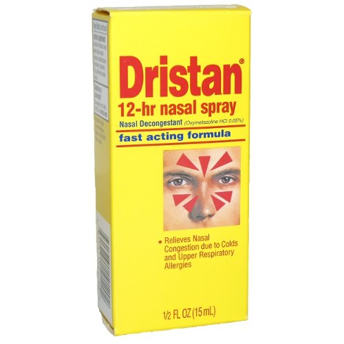 Dristan 12-Hour Nasal Spray, 0.5 oz (Pack of 6)